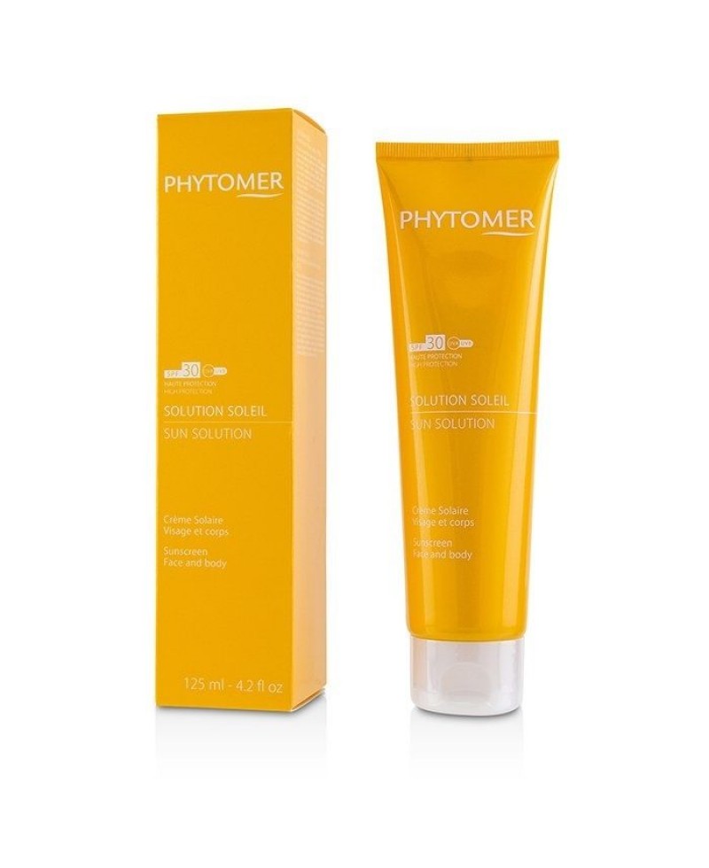 Phytomer – Слънцезащитен крем за лице и тяло SPF30 -Sun Solution Sunscreen Face & Body